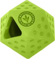 Kiwi Walker Gumová hračka Icosaball s dírou na pamlsky, Mini 6,5cm, Zelená - Dog Toy