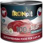 IRONpet Cat Beef (hovädzia) 100 % Monoprotein, konzerva 200 g - Konzerva pre mačky