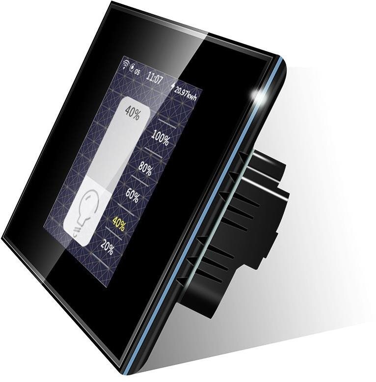 iQtech Millennium L8HSHKB, Wi-Fi multifunkční vypínač Apple Homekit ...