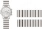 Aligator Watch 22mm Metal Strap, Silver - Watch Strap