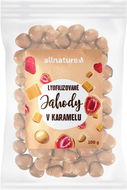 Allnature Mrazem sušené jahody v karamelu 100 g - Lyofilizované ovoce