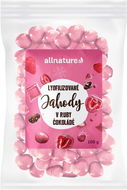 Allnature Mrazem sušené jahody v ruby čokoládě 100 g - Lyofilizované ovoce