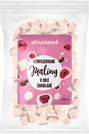 Allnature Mrazem sušené maliny v bílé čokoládě 100 g - Lyofilizované ovoce