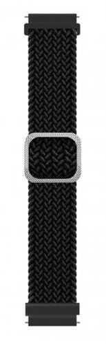 Alligator Watch 20mm Textile Strap Black - Watch Strap - Main image