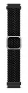 Aligator Watch 22 mm textilný remienok čierny - Remienok na hodinky