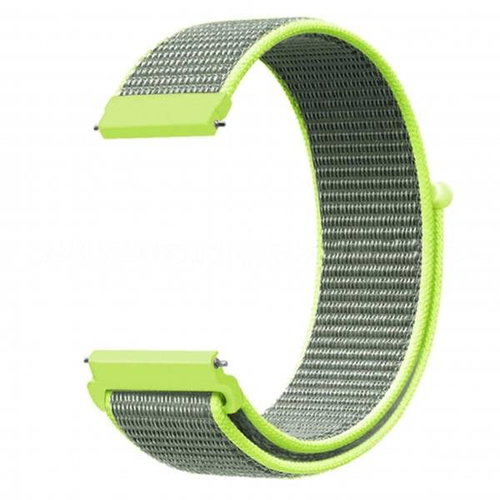 Alligator Watch 22mm Nylon Strap Lime - Watch Strap - Main image