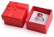 STYLE4 Red gift box 4 × 4 cm - Jewelry Case