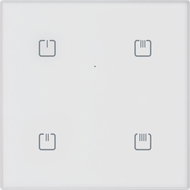 iNELS Sharp MATTER RFGB-40W/MT touchscreen remote control, 4 buttons, white - Smart Wireless Remote