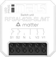 iNELS Switching element with inputs for external buttons MATTER RFSAI-62B-SL/MT - Switch