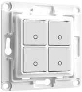Switch Shelly WS2, 4-button switch, without bezel, white - Spínač