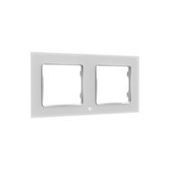 Double frame for Shelly WS switch, white - Frame