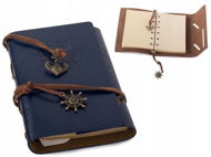 Zápisník ALUM Retro vintage – modrý - Zápisník