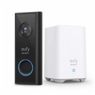 Anker Eufy Video Doorbell 2K Black (Battery-Powered) + Home Base 2 - Video Doorbell