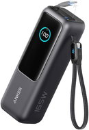 Anker Power Bank 25K, 165W, Built-In USB-C and Retractable Cable Black - Power Bank