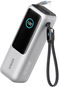 Anker Power Bank 25K, 165W, Built-In USB-C and Retractable Cable Silver - Powerbanka