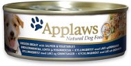 Applaws konzerva Kura, losos a zelenina 156 g - Konzerva pre psov