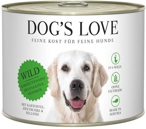 Dog's Love Venison Adult Classic 200g - Canned Dog Food - Main image