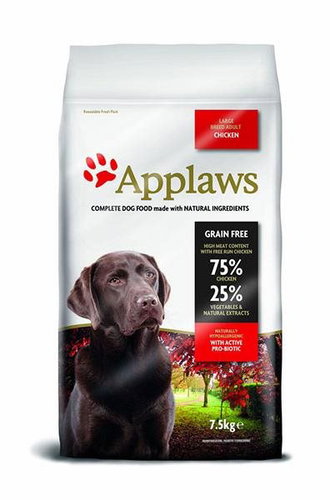 Applaws Adult Large Breed Chicken 7,5kg - Dog Kibble - Main image