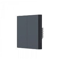 AQARA Smart Wall Switch H1(With Neutral, Double Rocker), sivý - Vypínač