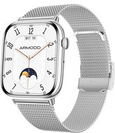 ARMODD Prime 2 silver with metal strap + silicone strap - Smart Watch