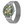Silver with metal strap