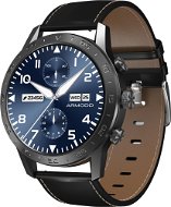 ARMODD Silentwatch 4 Pro čierne s čiernym koženým remienkom + silikónový remienok - Smart hodinky