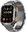 Silver with metal strap