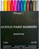 Artmagico Akrylový popisovač s jemným hrotem (1 mm) 12 ks - Markers