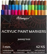 Artmagico Akrylový popisovač s jemným hrotem (1 mm) 42 ks - Markers