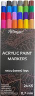 Artmagico Akrylový popisovač s extra jemným hrotem (0,7 mm) 24 ks - Markers