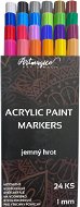 Artmagico Akrylový popisovač s jemným hrotem (1 mm) 24 ks - Markers