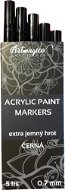 Artmagico Akrylový popisovač 5 kusů černá 0,7 mm - Markers