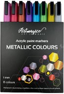 Artmagico Akrylový fix s jemným hrotem metalické - Markers