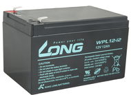Long baterie 12V 12Ah F2 LongLife 9 let (WPL12-12) - Baterie pro záložní zdroje