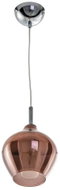 Azzardo AZ3077 - Chandelier on Cable AMBER 1xG9/40W/230V - Chandelier