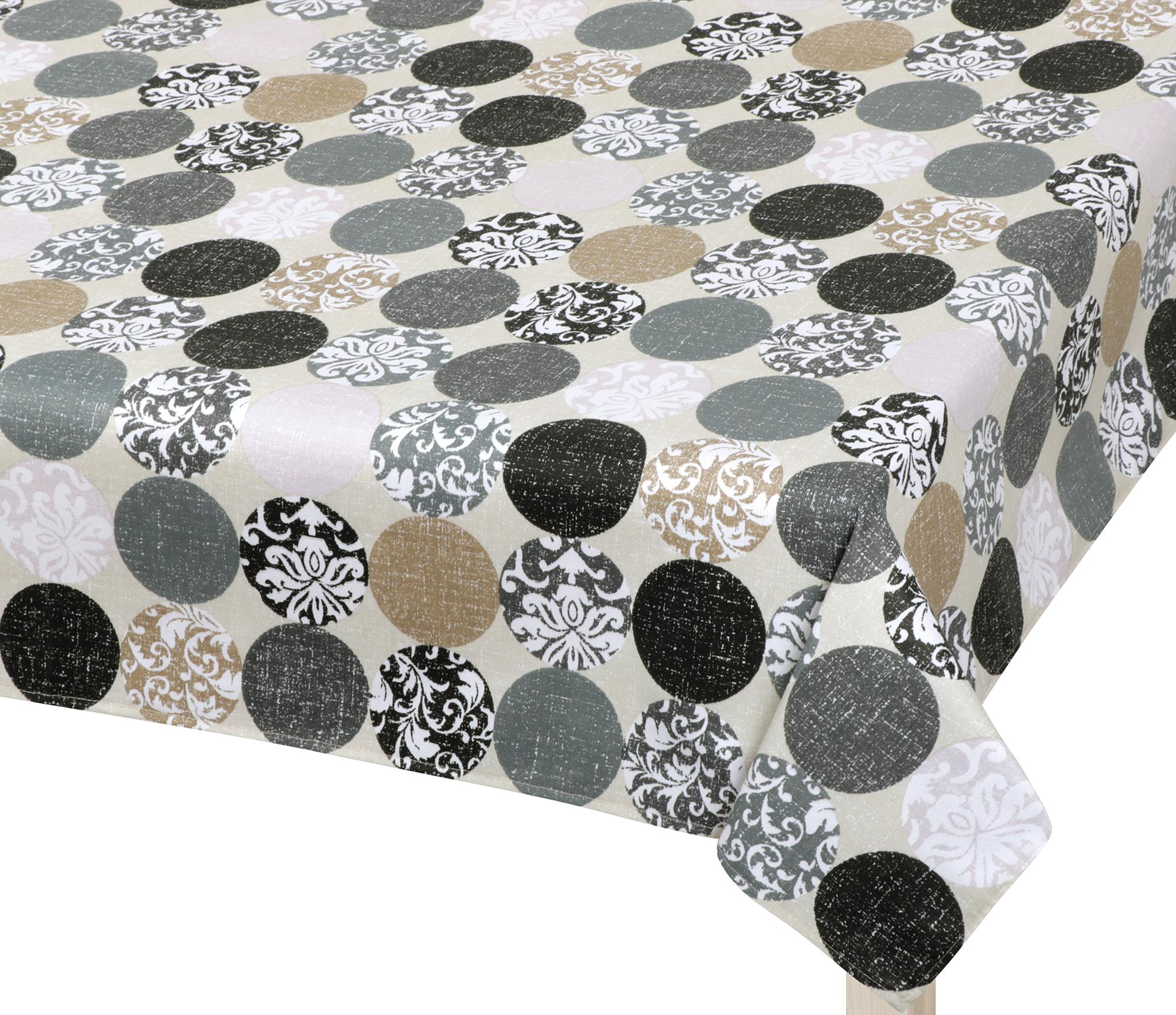 Bellatex Berta 605, 100 × 100 cm, gömbök, szürke
