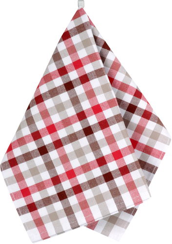 BELLATEX utěrka, 50 × 70, 156A kostička červená - Kuchyňské utěrky - Hlavní obrázek