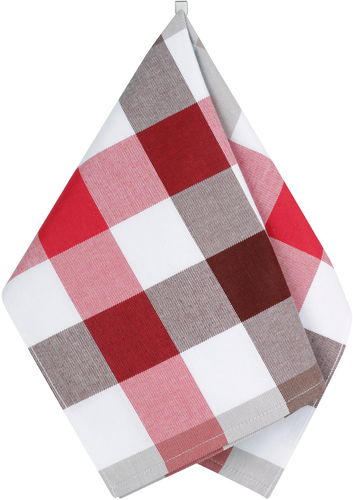 BELLATEX utěrka, 50 × 70, 156B káro červená, bílá - Kuchyňské utěrky - Hlavní obrázek
