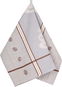 BELLATEX utěrka, 50 × 70, 159B espresso hnědá, šedá - Kuchyňské utěrky