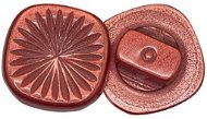 Bellatex G – Gombík 10 × 10 mm ružový – 29 – 10 ks - Gombík