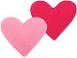 Bellatex Srdce sada 2ks, 18 × 20, růžový, fuchsiový - Polštář