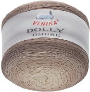 VLNIKA Dolly Ombre 250 g, 312 hnědá, béžová, bílá - Yarn