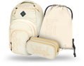 BAAGL 3 SET Coolmate Beige: batoh, penál, sáček