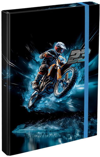 BAAGL Folders for school notebooks A4 Motorbike - School Folder - Main image