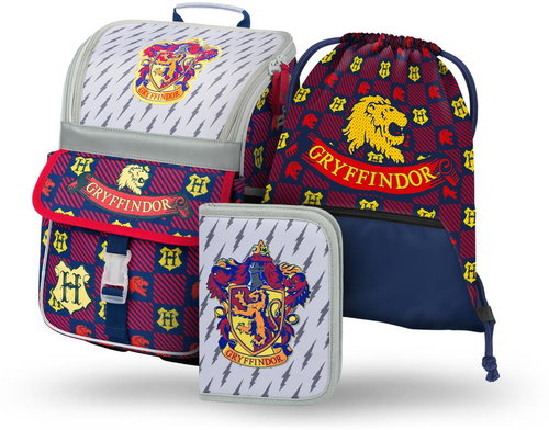 BAAGL 3 SET Zippy Harry Potter Gryffindor: briefcase, pencil case, bag - School Set - Main image