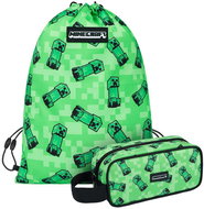 BAAGL MINECRAFT 2 SET Creeper: penál, sáček - Školní set