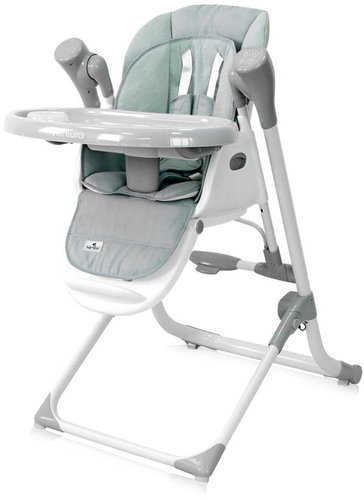 Lorelli 2in1 dining chair-swing Ventura frosty green stars - High Chair - Main image