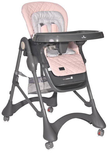 Lorelli dining chair Appetito pink - High Chair - Main image