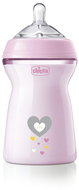 CHICCO Natural Feeling baby bottle 330 ml, 6m+, girl - Baby Bottle