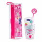 CHICCO Set péče o zuby Travel růžový, 3r+ - Sada pro ústní hygienu